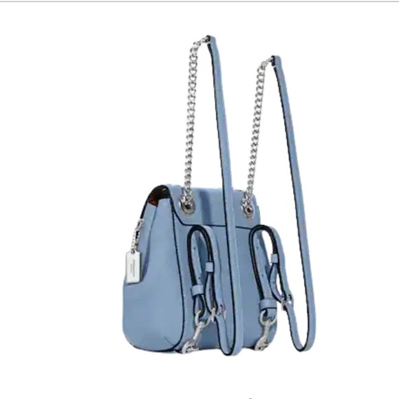 Coach, Convertible mini Backpack, Cornflower - Picture 3 of 15